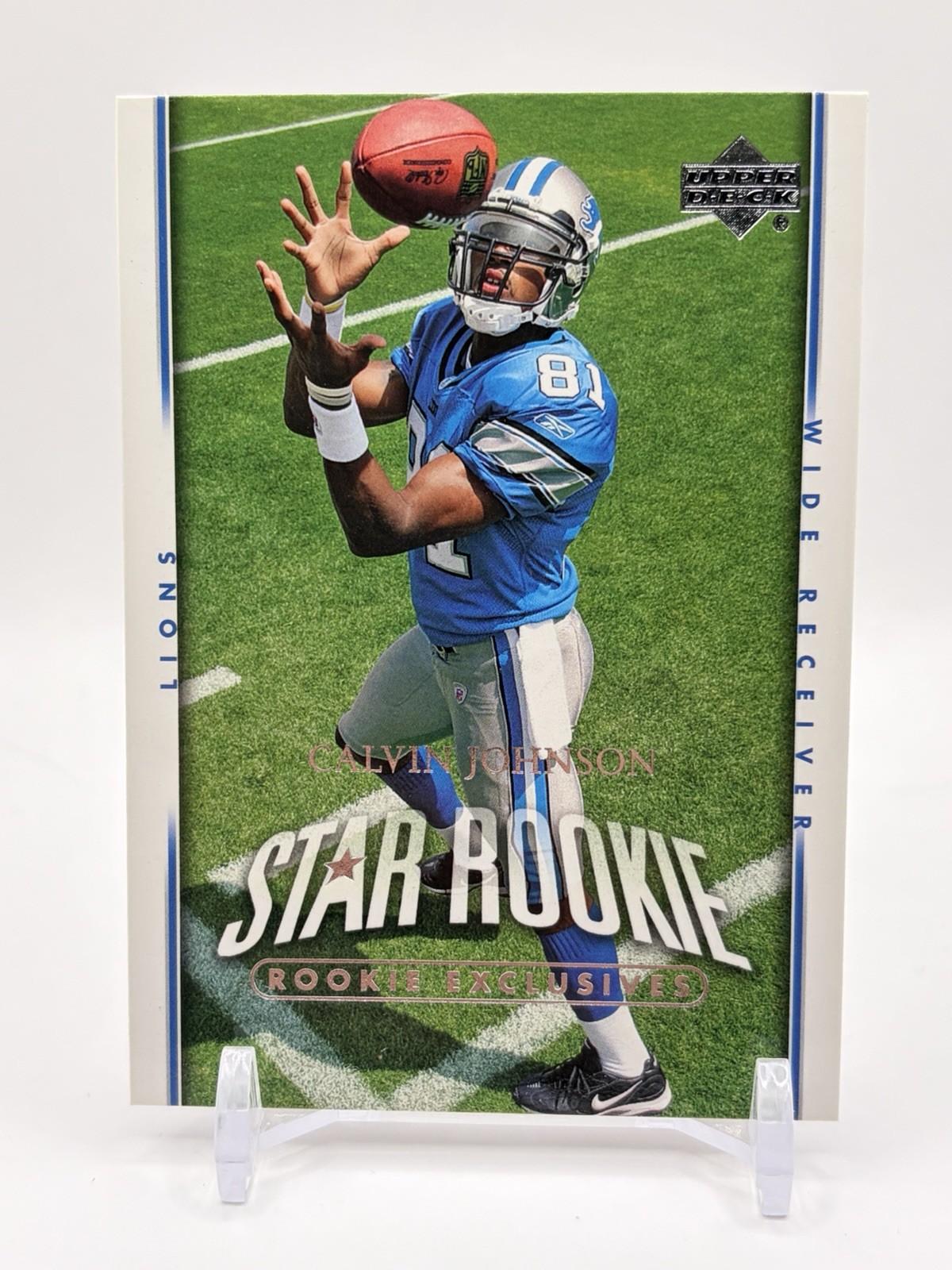 2007 Upper Deck - Star Rookie Calvin Johnson #277 Rookie Exclusives (RC)
