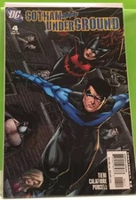 GOTHAM UNDERGROUND #4 DC COMIC BOOK