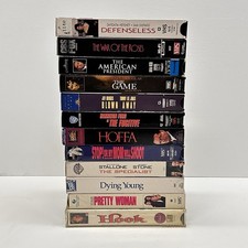Lot Of 12 Classic Vintage Pre-Owned VHS Movies