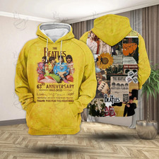 The Beatles Anniversary Pullover Music Lovers Hoodie 3D Size S-5XL TMB6540