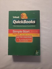 QuickBooks Simple Start 2008 Essentials Edition Financial Windows Vista 2000 XP
