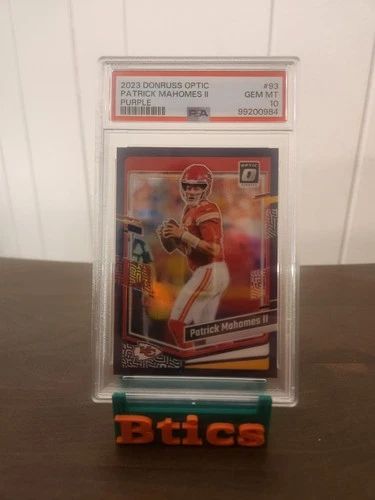 2023 Optic - Patrick Mahomes  Purple Prizm /50 PSA 10💎