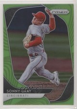 2020 Panini Prizm Tier II Lime Green Prizm 110/125 Sonny Gray #136 00bq