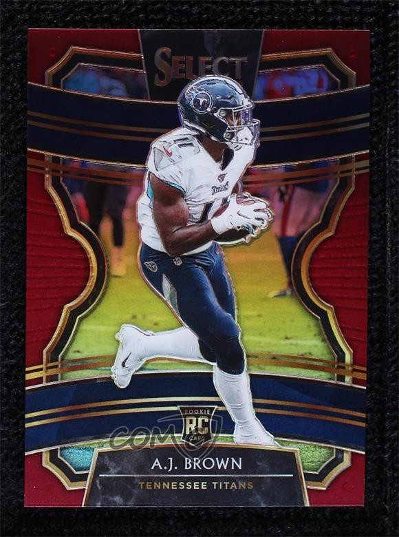 2019 Panini Select Concourse Maroon Prizm 57/149 AJ Brown #30 Rookie RC gi3