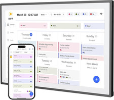 Digital Calendar, Smart Wifi Electronic Calendar Chore Chart, IPS Touch Screen H