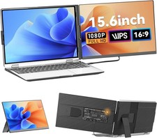 Siaviala P9 Dual Laptop Screen  Laptop Display Expansion  15.6"  1080p