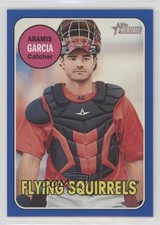 2018 Topps Heritage Minor League Edition Blue 75/99 Aramis Garcia #57 0t2