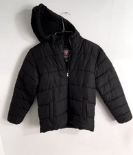 Swiss tech jacket kids boys Size 10-12 Black