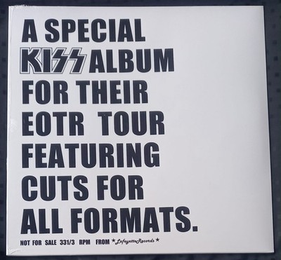 Kiss A Special Kiss Album For Their Eotr Tour,Blue Vinyl Limited Edition Rare