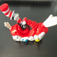 Dr. Seuss The Cat in the Hat Animation Figurine Red  White Hat Collectible