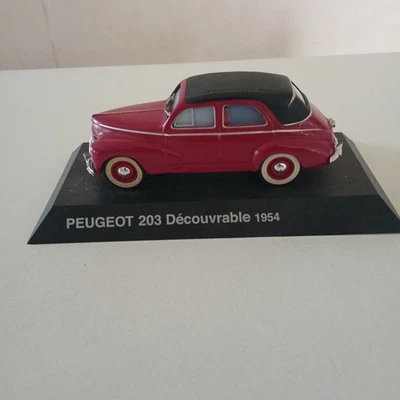 Sans marque/Générique Peugeot 203 Découvrable 1954 Rouge - Photo 1/3