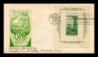 Dr Jim Stamps Fdc Scott 797 10C Society Of Philatelic Americans Souvenir Sheet