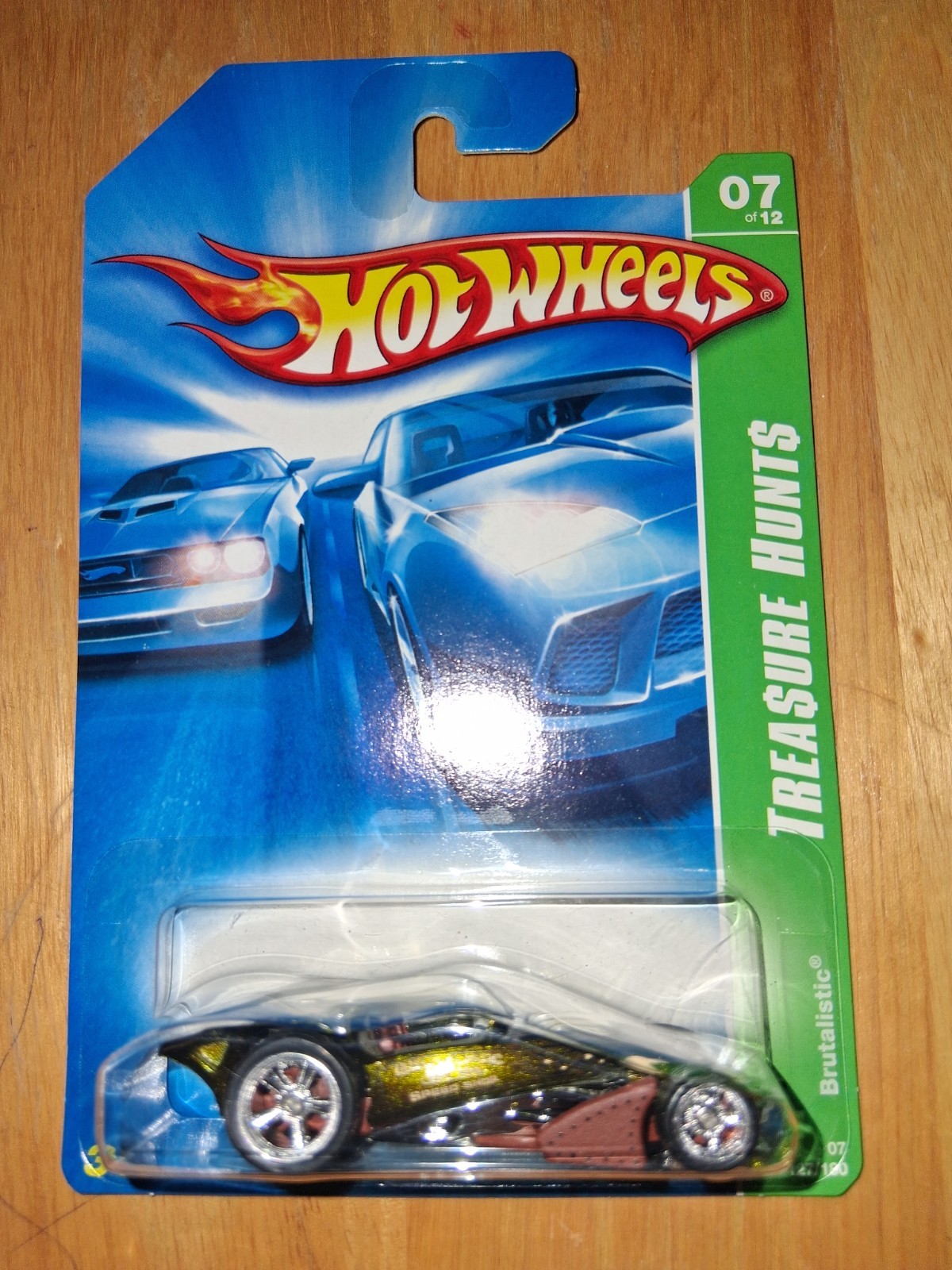 2007 Hot Wheels Super Treasure Hunts Brutalistic RR Wheels Limited Edition #7/12