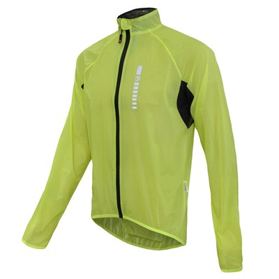 Funkier - Bike: DryRide Pro Gents Showerproof Jacket in Fluo Yellow-YELLOW -X-LA