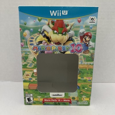 Mario Party 10 Amiibo Edition Big Box Wii U BOX ONLY! NO GAME OR FIGURE