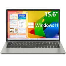 SGIN 15.6 "Laptop Intel J4105 8GB RAM DDR4 256GB SSD 2.6 GHz 4 core Windows 11