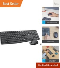MK235 Wireless Keyboard and Mouse Combo for Windows, 2.4 GHz Wireless Unifyin...