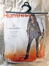 Adult Halloween Costume Huntress Girl Adult 14+ Set 4 Pcs
