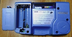 Neo Geo Pocket Color Console Platinum Blue SNK Tested Good condition s1594M