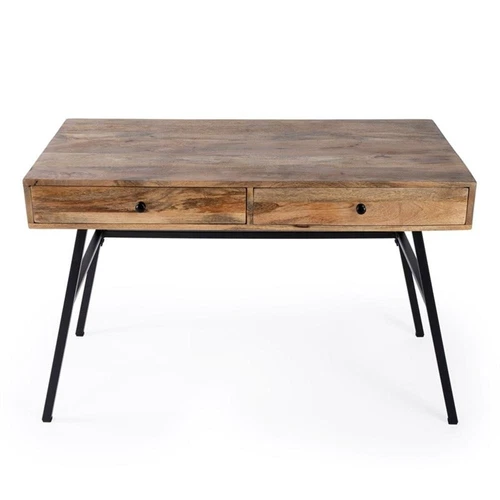 Reison Wooden Brown Desk - Picture 4 of 10