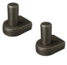 Heavy Duty Weld-On Gate Hinge Tabs – 30mm Pin Eye & Pin Pair – Flat Base Steel