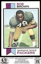 1973 Topps #82 Bob Brown RC Green Bay Packers 73TF