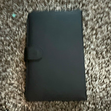 Black Tablet Keyboard Folio Case with Integrated Stand and Built-In Keyboard