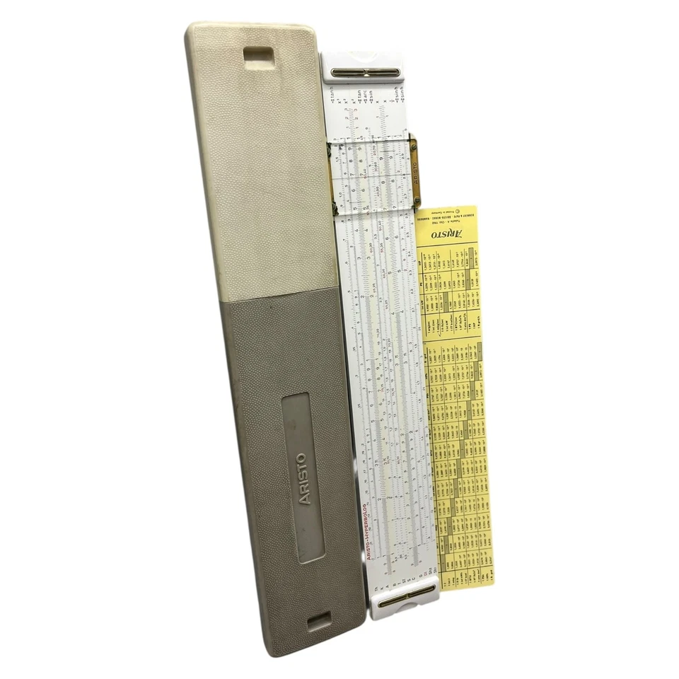 Aristo Hyperbolog Rechenschieber DBGM Rechenstäbe Mechanisches Lineal Verschiebe - Bild 3 von 4