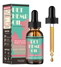 Tekola Brand 30ml Hemp Oil Helps Pets With Anxiety, Stress And Sleep