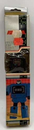 Vintage Transformer Black Robot Quartz Wrist Watch 1980’s Not Tested