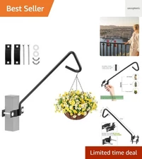 11 Inch Long Fence Deck Hook Rail Hanging Mounting Kit Heavy Duty Bird Feeder...