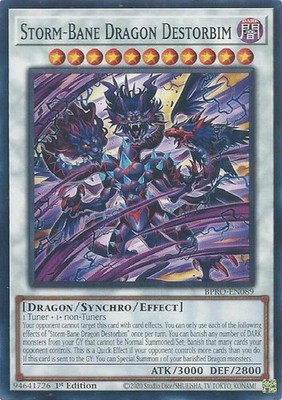3x Storm-Bane Dragon Destorbim Common BPRO-EN089 NM Burst Protocol playset