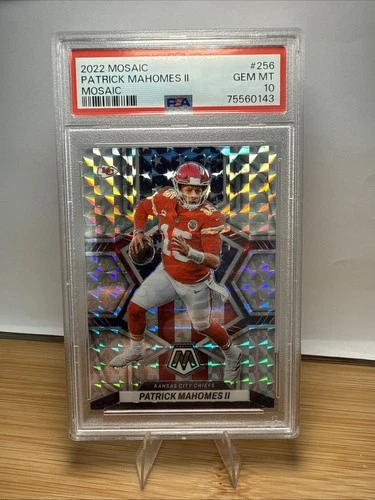 2022 Panini Mosaic - National Pride Patrick Mahomes II #256 Mosaic Prizm PSA 10