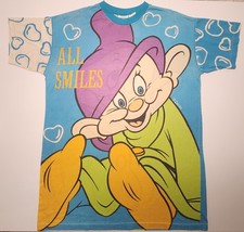 Vintage 1990s Disney Snow White Dopey One Size Shirt Good Condition As Pictured