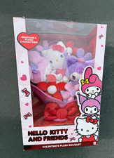 Hello Kitty And Friends Valentines Plush Bouquet 3 Characters Damaged 1