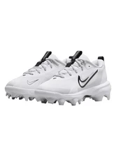 Nike Kid's Force Trout 9 Pro MCS Baseball Cleats Size 5Y White Black Platinum