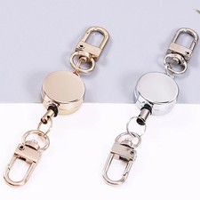 Secure Zinc Alloy Buckle Mini Keychain with EasyPull for Daily Accessories