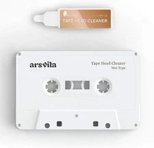 Audio Cassette Head Cleaner, Tape Cleaning Kit for Home/Car Cassette Player