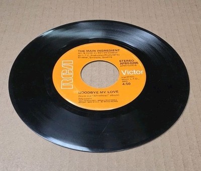 Main Ingredient   Just Dont Want To Be Lonely / Goodbye My Love 7'' 45