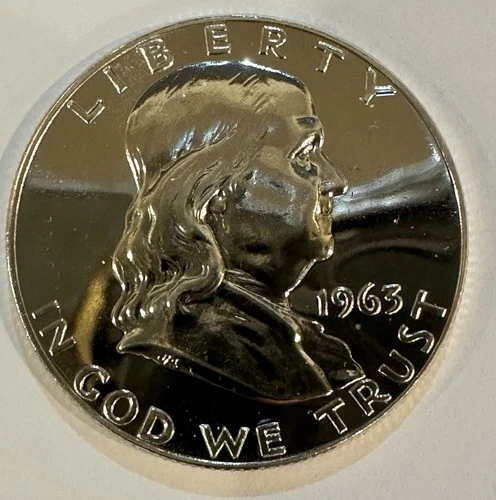 1963 50C (Proof) Franklin Half Dollar. #157