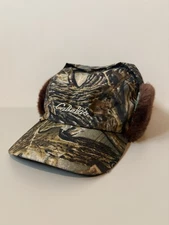 Cabela’s Camo Trapper Hat Fur Lined Ear Flaps Gore Tex Thinsulate Men’s