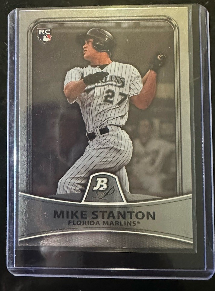 Topps 2010 Bowman Platinum Rookie Giancarlo Stanton #86 Miami Marlins