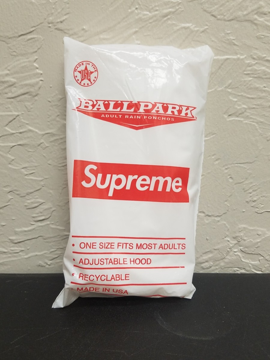 Poncho Coat Supreme Poncho Ballpark Supreme Box Logo Ball Park