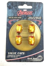 Pilot MVL-0304 Iron Man Wheel Valve Stem Caps