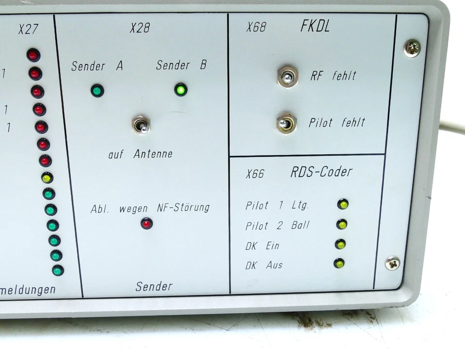 Rundfunk Sendersteuerung RDS-Coder Steuerpult  Broadcast Control Unit I697 - Bild 2 von 4