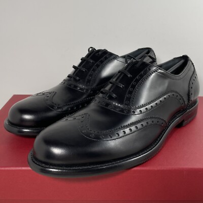 New Salvatore Ferragamo Mens Wingtip Oxford Brogues Size 7.5  display picture 2