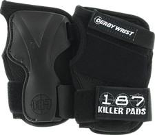 187 Killer Pads Derby Wrist Guard Black - X-Large