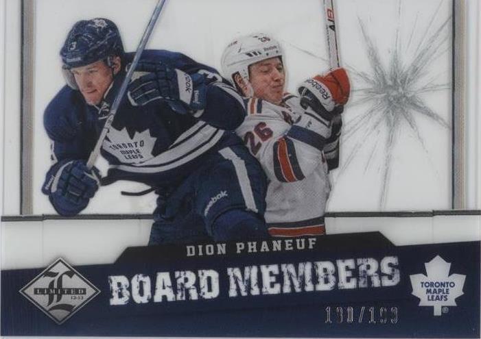 2012-13 Panini Limited - Dion Phaneuf #BM-6 - 1 of 1