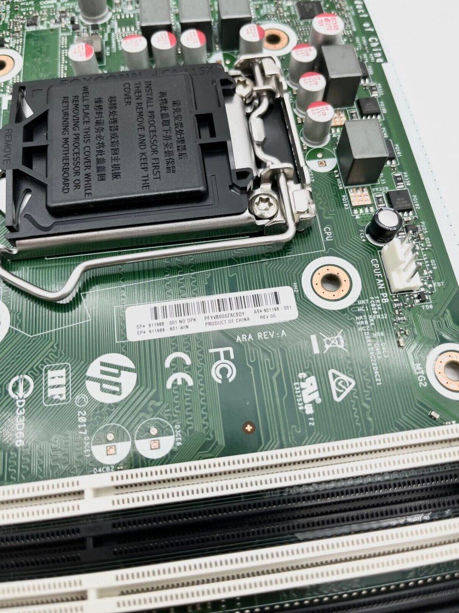 901198-001 HP ProDesk 600 G3 SFF Desktop Motherboard 911988 901198-001 HP ProDesk 600 G3 SFF Desktop Motherboard 911988