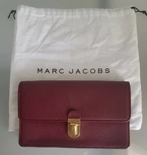 Marc Jacobs Dark Red Clutch / Wallet - Fashion - BrandNew